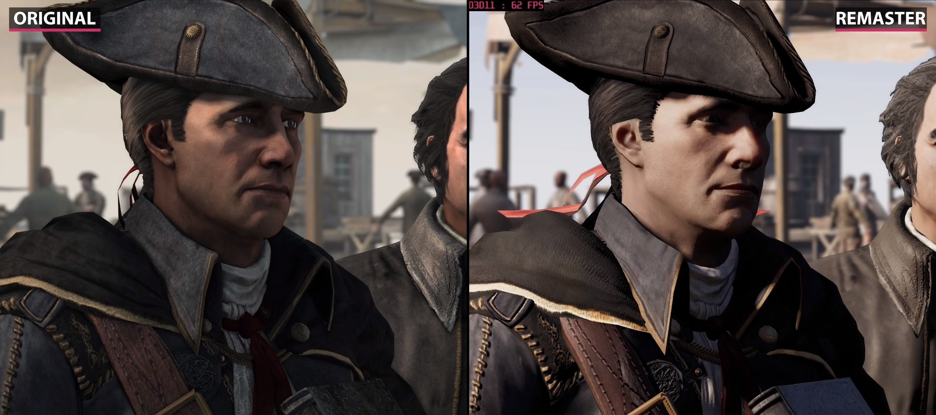 AC 3 Remastered. Assassin's Creed 3 Remastered. AC III Remastered. Assassin's Creed 3 Remastered vs Original.
