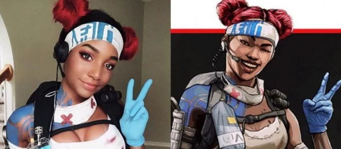 «Руки на стол!» — героинь Apex Legends уже начали косплеить. На это стоит посмотреть
