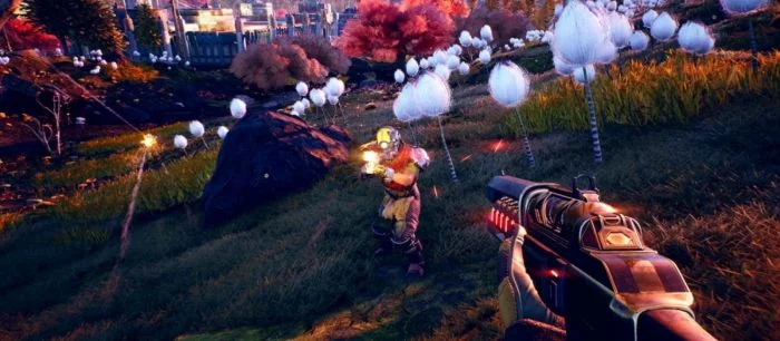 Посмотрите 20 минут геймплея The Outer Worlds — компаньоны, перестрелки и забагованная палка