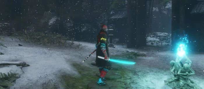 Моддер добавил в Sekiro: Shadows Die Twice скин в стиле Cyberpunk 2077. Меч теперь весь в неоне