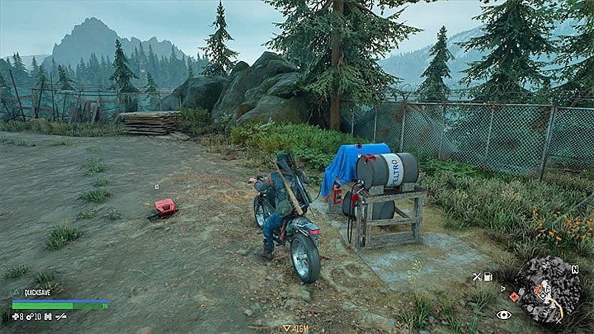 Как в Days Gone заправлять байк, где искать топливо (бензин) — гайд