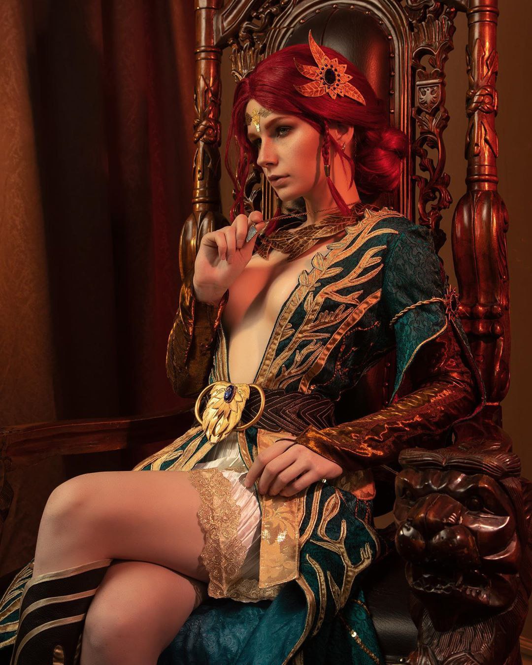 Triss the witcher 3 cosplay фото 77