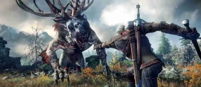 Геймер собрал экран из трех ультрашироких мониторов и запустил на них The Witcher 3