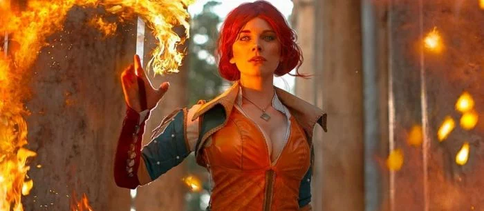 Лучший косплей Трисс Меригольд из The Witcher — рыжая бестия