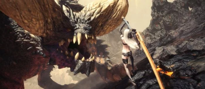Моддер добавил в Monster Hunter: World сразу трех персонажей из NieR: Automata