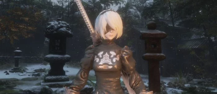 Теперь Sekiro: Shadows Die Twice можно пройти за 2B из NieR: Automata. Все благодаря новому моду