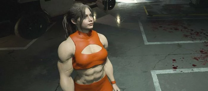 Мод для Resident Evil 2 превратил Клэр Редфилд в накачанную женщину с рельефным прессом — скриншоты