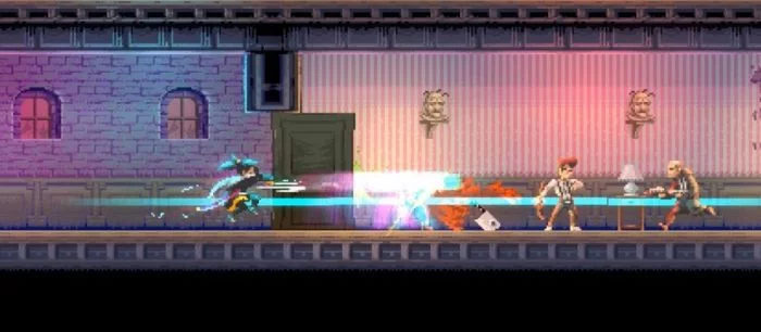 В экшен Katana Zero добавили два новых режима, новые достижения и возможность гладить котов