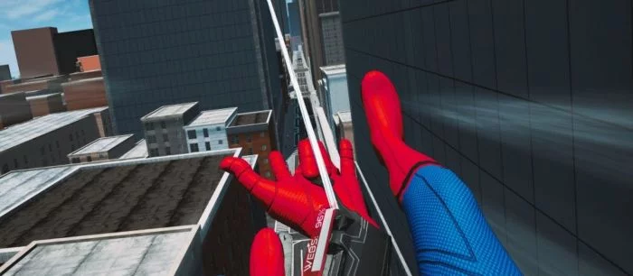 В Steam вышла бесплатная игра про Человека-паука для VR. В ней можно летать на паутине от первого лица