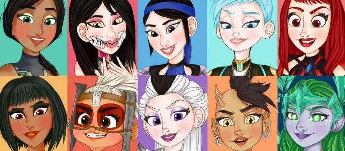 Девушек из Mortal Kombat показали в образе героинь мультфильма Disney. Эду Буну понравилось