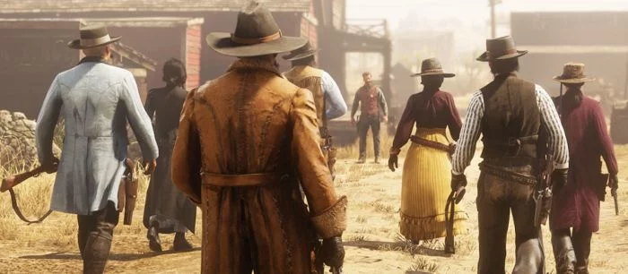 В Red Dead Online нашли невидимку. Одни думают, что это баг, другие считают, что в игре есть призрак — видео