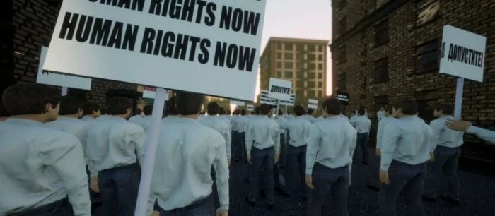 В Steam выйдет симулятор митинга с лозунгами и мультиплеером