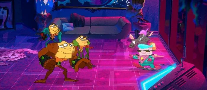 8 минут геймплея Battletoads в 4К — боевые жабы рвутся в бой