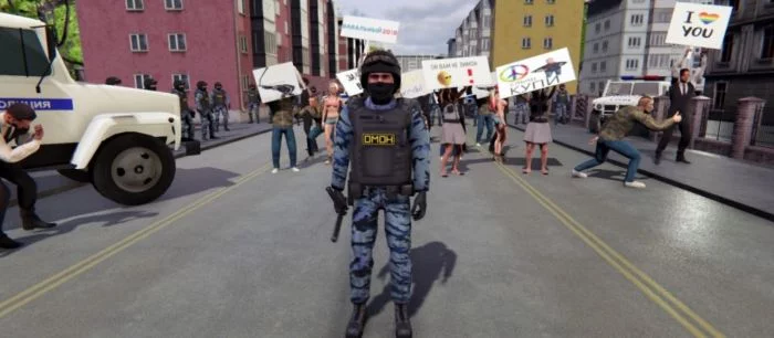 Анонсирован симулятор ОМОНа с коопом, разгоном митингов и ловлей Карнавального. Все за 30 рублей