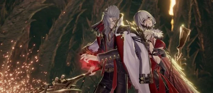Code Vein в гифках — битва с боссом, исследование мира, механики из Dark Souls