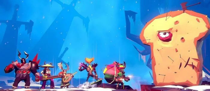 Халява: в Steam можно бесплатно поиграть в онлайн-экшен Bossgard, где один из боссов — огромный кусок хлеба