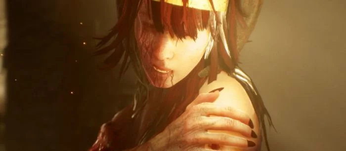 Голая женщина-демонесса смотрит в зеркало на новых скриншотах Succubus