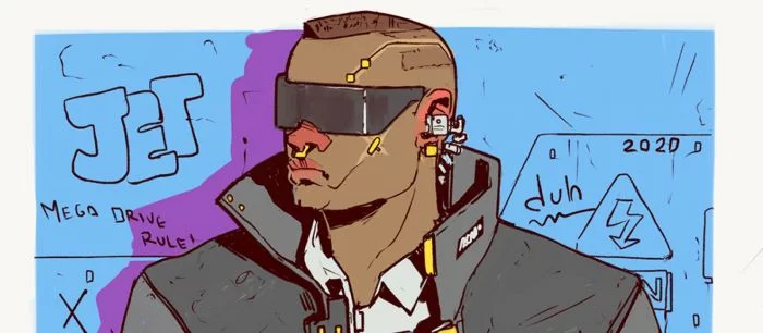 Художник рисует необычные арты на темы Cyberpunk, Fallout, Metro и других игр