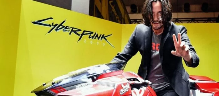 Киану Ривз сфоткался на мотоцикле главного героя Cyberpunk 2077