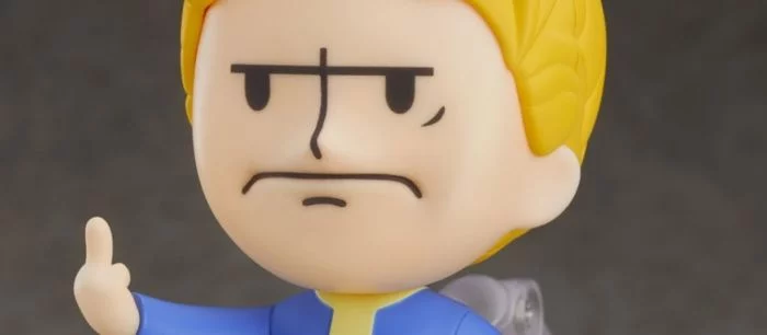 По Fallout выйдет фигурка, которая показывает средний палец с недовольным лицом