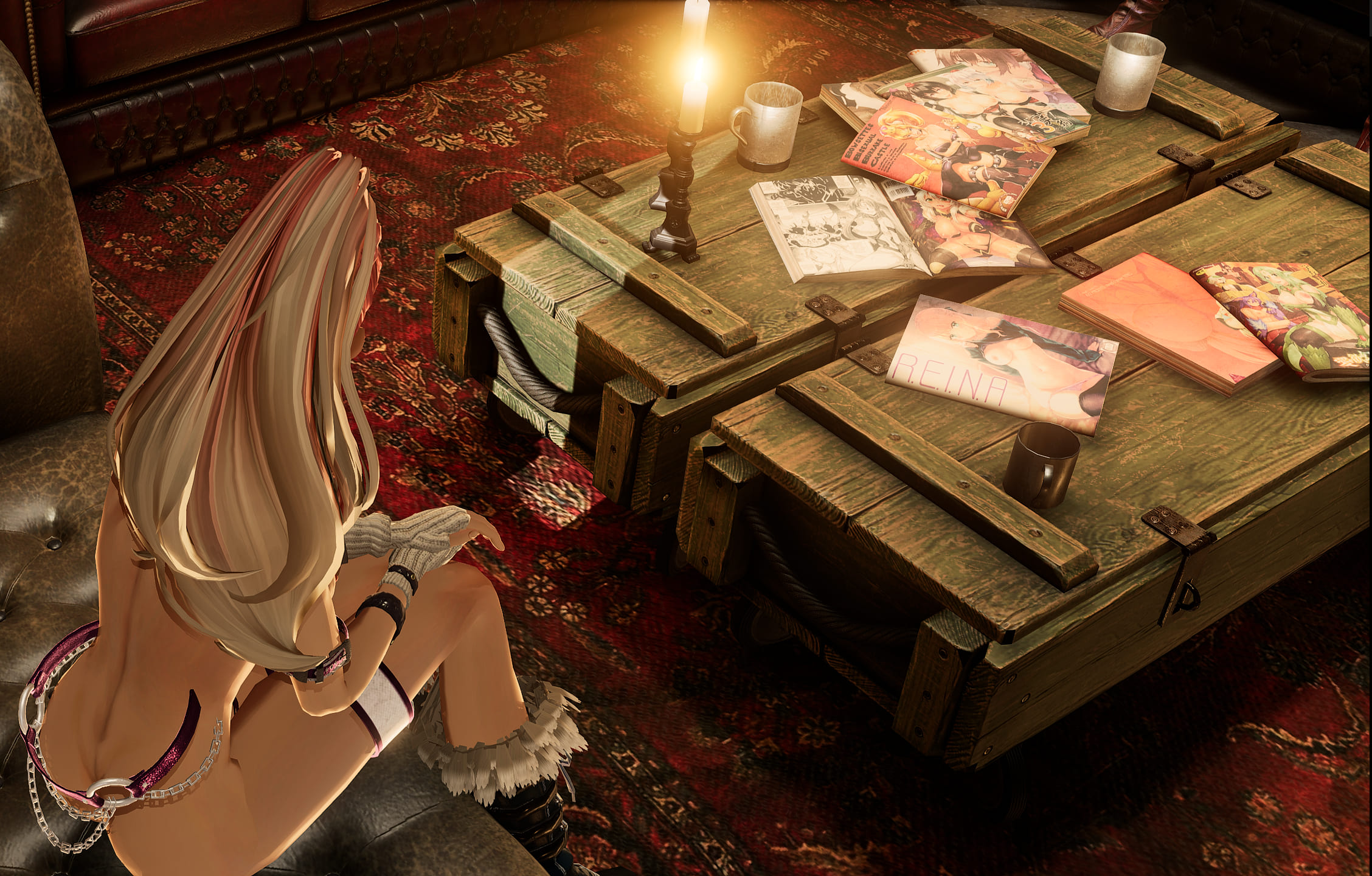 Мод для Code Vein добавляет обложки и плакаты с голыми анимешными девушками