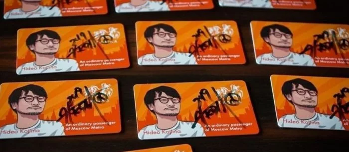 Карту оплаты метро с автографом Кодзимы продают за 55 тыс рублей