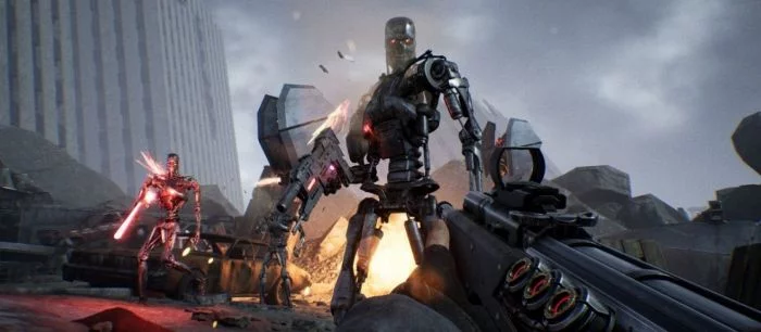 Много геймплея Terminator: Resistance — киборги заполонили всю планету