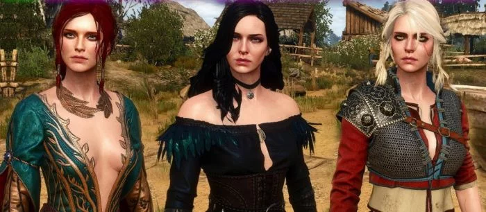 Моддер улучшил модели героинь The Witcher 3 и показал их голыми — скриншоты
