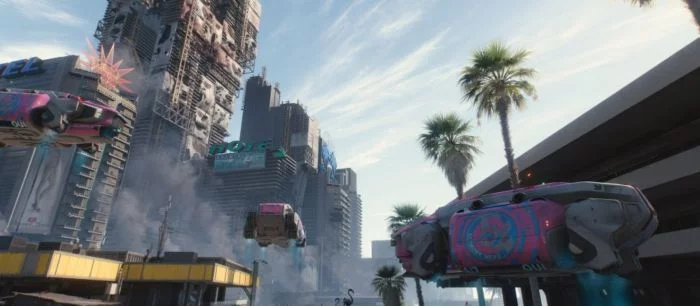 Небоскребы будущего — появился новый скриншот Cyberpunk 2077