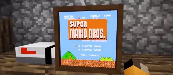 В Minecraft добавили эмулятор консоли, который позволяет играть в старые игры с NES