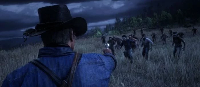 Моддеры устроили в RDR2 зомби-апокалипсис. Правда, не совсем обычный — видео