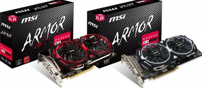 MSI анонсировала видеокарты Radeon RX 580 серии Armor