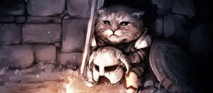 Skyrim превратили в симулятор кота. Есть даже кот в шляпе и туфлях