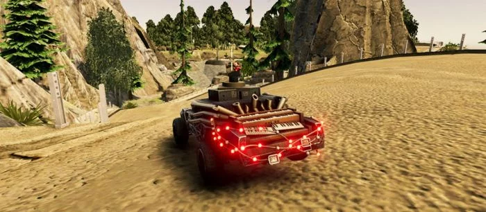 В Steam стала бесплатной постапокалиптическая гоночная игра Burndown