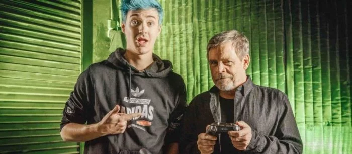 Главный джедай Марк Хэмилл и популярный стример Ninja сыграли в Fortnite — видео