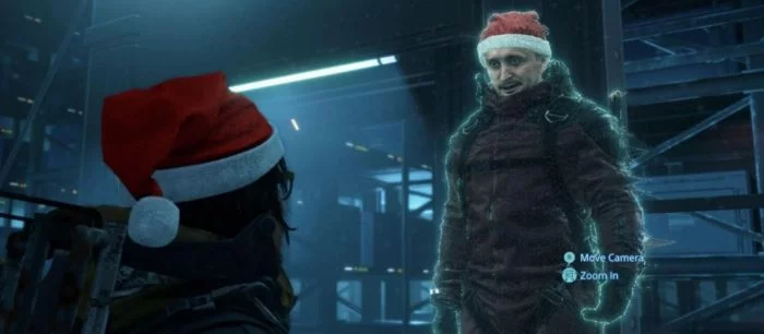 В Death Stranding начался Новый год! Персонажи надели шапки Санты-Клауса