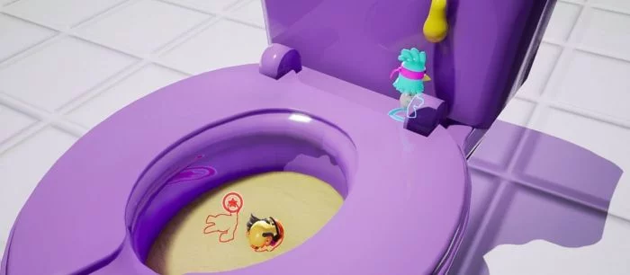 Халява: для Steam раздают веселую аркаду Headsnatchers, где можно смыть своего друга в унитаз