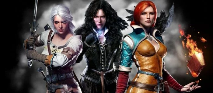 Художник изменил Цири, Трисс и Йен из The Witcher 3, превратив их в современных девушек