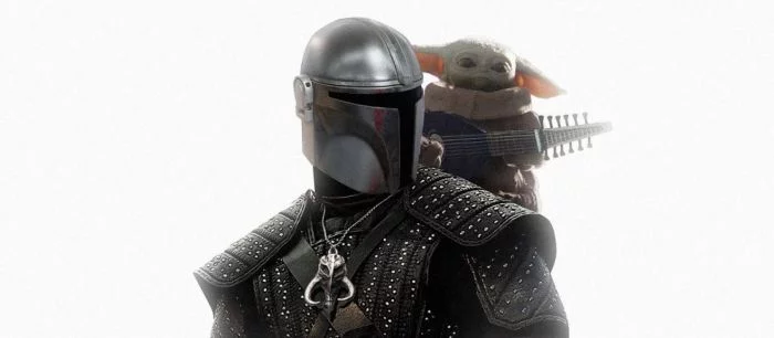 Художник нарисовал ведьмака Геральта с малышом Йодой из «Мандалорца». Получился Ведьмалорец