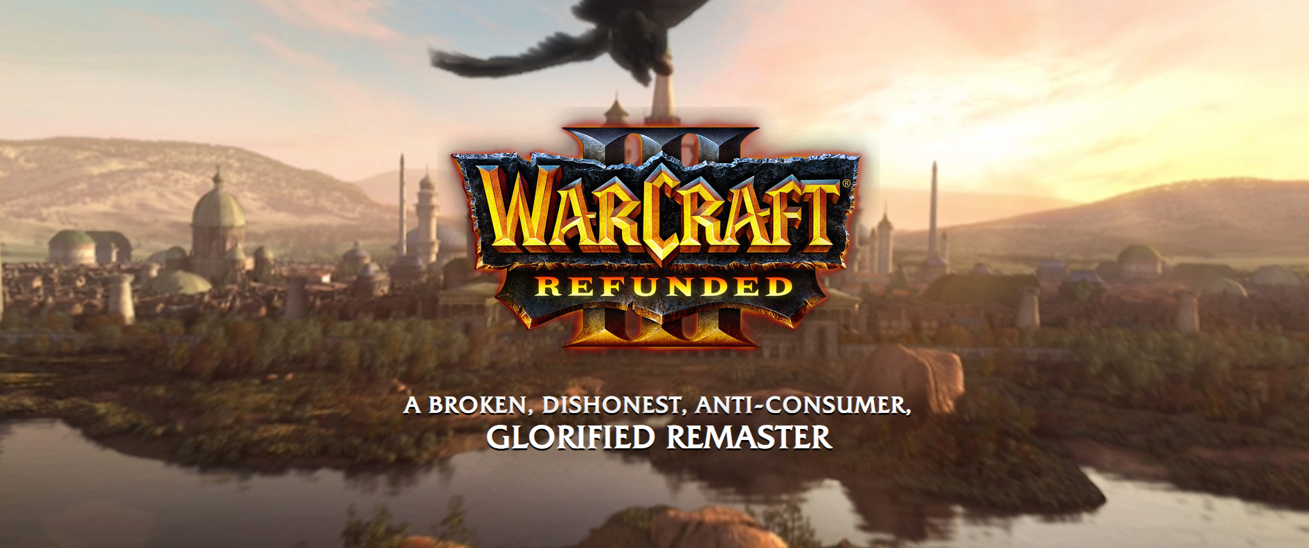 Геймеры создали сайт, чтобы еще сильнее затроллить Warcraft 3: Reforged и  Blizzard