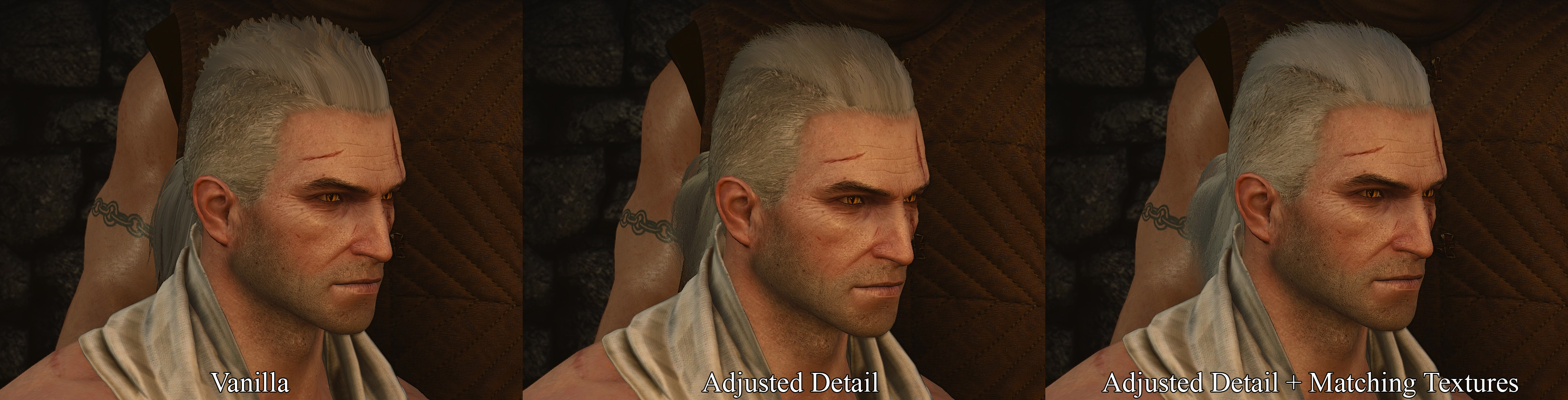 The witcher 3 geralt hairstyle фото 27