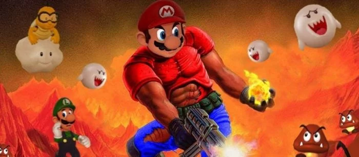 Если бы Mario был бы шутером на манер Doom — новый трейлер к релизу на Unreal Engine 4
