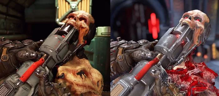 На видео показали, как изменилась графика в Doom Eternal за полгода