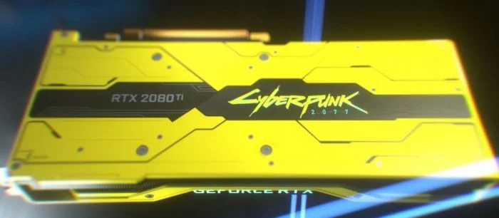 Nvidia показала GeForce RTX 2080 Ti в расцветке Cyberpunk 2077. Ее нельзя купить, но можно выиграть