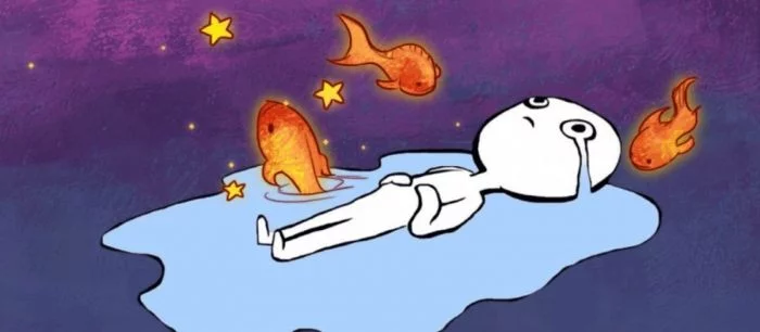 Press F to Pay Respects — умерла художница, автор знаменитого мема с человеком в луже слез