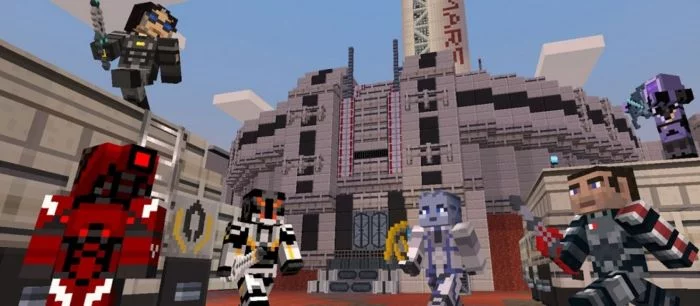 Шепард, Гаррус и другие герои Mass Effect теперь есть и в Minecraft — видео