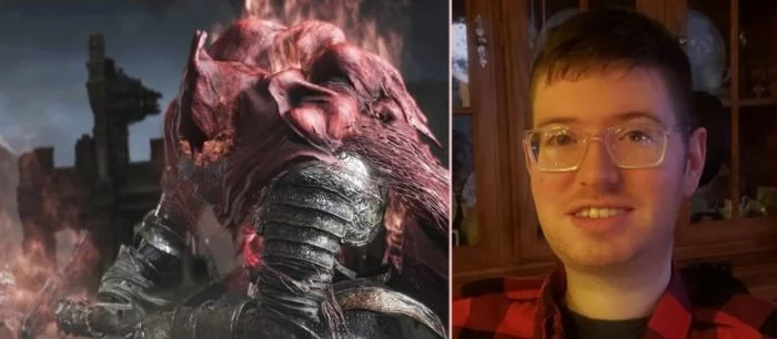 Стример с инвалидностью подбородком победил последнего босса Dark Souls 3