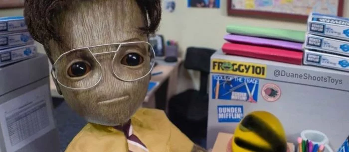 Я есть шрут! Фанат создал фигурку Грута из «Стражей Галактики» в образе Дуайта из «Офиса»