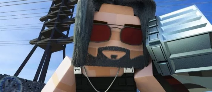 Фанат создал в Minecraft красивейшую постройку в стиле киберпанка. Это заняло у него 60 часов