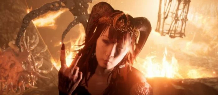 Голая демонесса наказывает грешников в аду — вышел новый геймплей игры Succubus